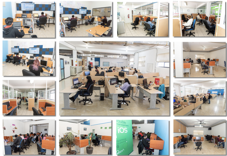 Omnifon team working on nearshore BPO solutions in Mexico and Austin